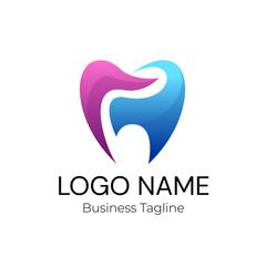 Logo Dental Vector Design Template