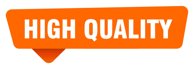 high quality sticker. high quality orange sign isolated on transpatent background