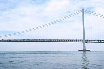 明石海峡大橋のある風景