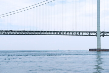 明石海峡大橋のある風景