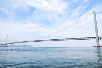 明石海峡大橋のある風景
