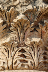 Intricate Stone Acanthus Carving Detail from Ancient Architecture