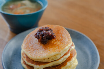Japanese pancake breakfast

