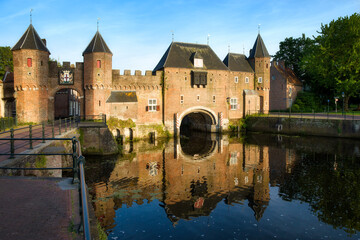 Fototapeta premium The Medieval Koppelpoort in Beautiful Amersfoort, Netherlands