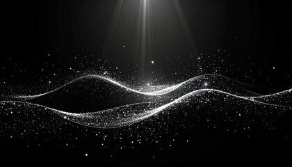 細かいホワイトラメが広がる透明感の高画質背景