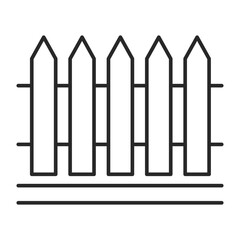 real estate fence line icon
