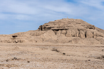 View of the ruins of Uruk, a major ancient city in Mesopotamia, Iraq