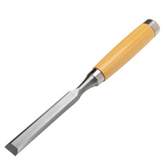 Precision Woodworking Chisel with Wooden Handle for Artisan Carpentry and Sculpting Projects