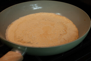 pancakes on classic stove
