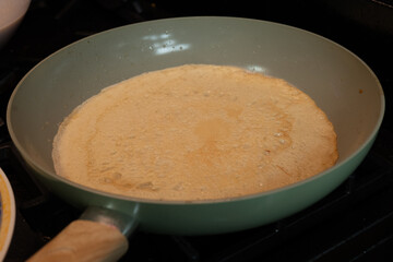 pancakes on classic stove