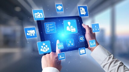 Digital recruitment and online hiring, virtual headhunting, smart recruitment platforms, talent acquisition solutions, and digital HR tools for modern workforce management. Gist