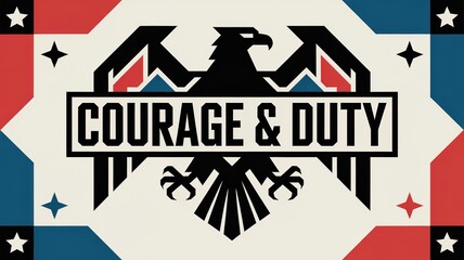 Symbol of bravery and responsibility featuring an eagle design
