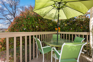 Prescott, Arizona - aug 13 2024: a cute patio