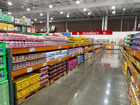 Pharmacy section of a local California Costco Warehouse
