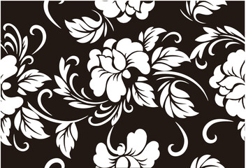 A variety of Indonesian batik that is very famous for its floral motifs