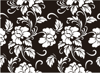 A variety of Indonesian batik that is very famous for its floral motifs