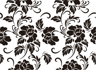 A variety of Indonesian batik that is very famous for its floral motifs