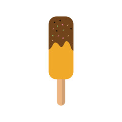 delicious ice cream icon vector illustration