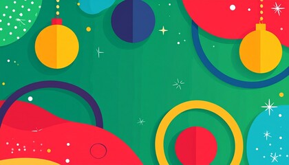 クリスマスカラーのアブストラクト背景7