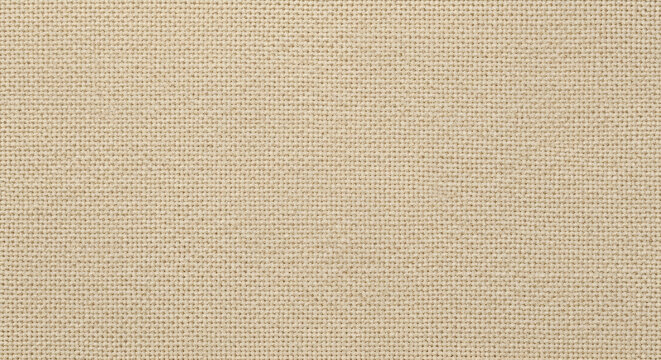 Close up of beige linen fabric texture background seamless pattern