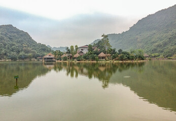Fototapeta premium Trang An National Park in Vietnam