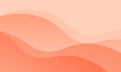 orange abstract wave background for presentation design, flyer, brochure