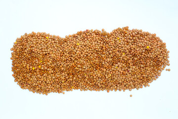 Lentils are small brown legumes rich in protein and fiber