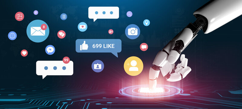 AI analyzing online engagement patterns and user interaction metrics to enhance communication strategies and audience insights across digital platforms Parse - Powered by Adobe