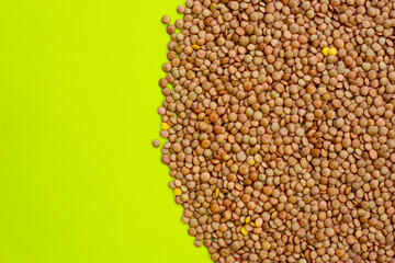Lentils are small brown legumes rich in protein and fiber