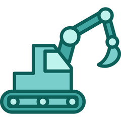 Heavy Equipment solid icon