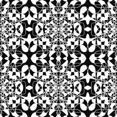 monochromatic tile ornament