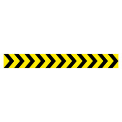 Black And Yellow Caution Tape Illustration Icon, Simple Icon Vector Design, best used for presentation, application, web and banner