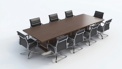 Board room table and chairs. Similar office, office interior, board room images