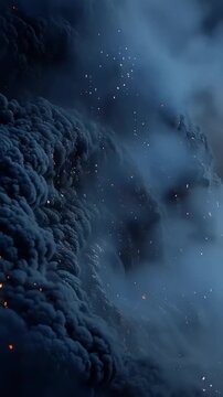 Infernos Embrace - A Fiery Dance of Destruction and Renewal.