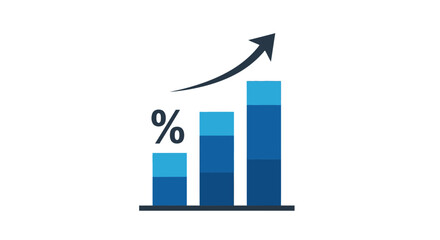 Modern App Icon A Stacked Bar Graph Representing Incremental Progress.svg