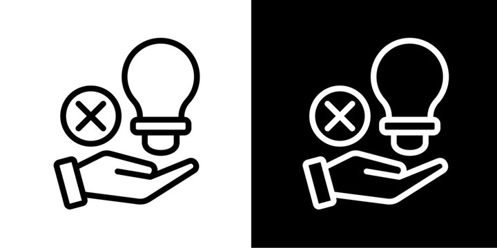 Learning Failure  Icon Set Multiple Style Collection