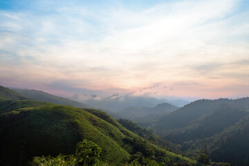 Fototapeta premium mountain landscape with clouds