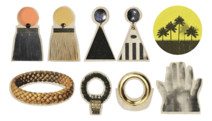 Various Unique Shapes and Objects Illustrations with Transparent Background