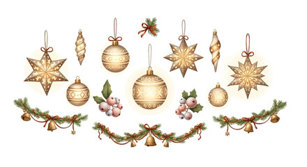 Festive christmas art