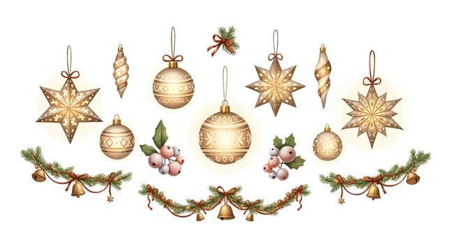 Festive christmas art