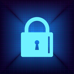 Vector illustration on a blue background