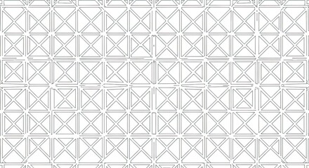 Modern geometric pattern with clean lines offers minimalist elegance for backgrounds or creative projects that need a crisp, architectural touch