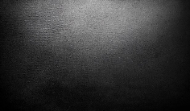 Elegant black and gray velvet background with soft gradient texture and ample space for luxury design text