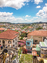 Mountain Landscape of Da Lat City in Vietnam