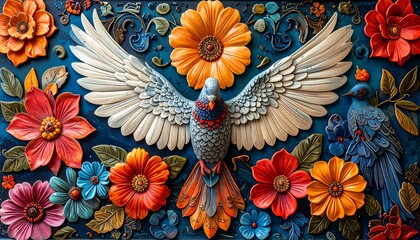 mexican designs talavera poblana colorful backgrounds with graphics of mexico flowers