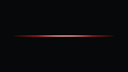 Red glowing horizontal line on black background Keywords: red, line, glowing, horizontal, light © MSTFARIDA