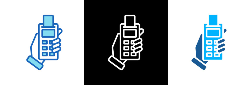 Payment Machine lineblue icon