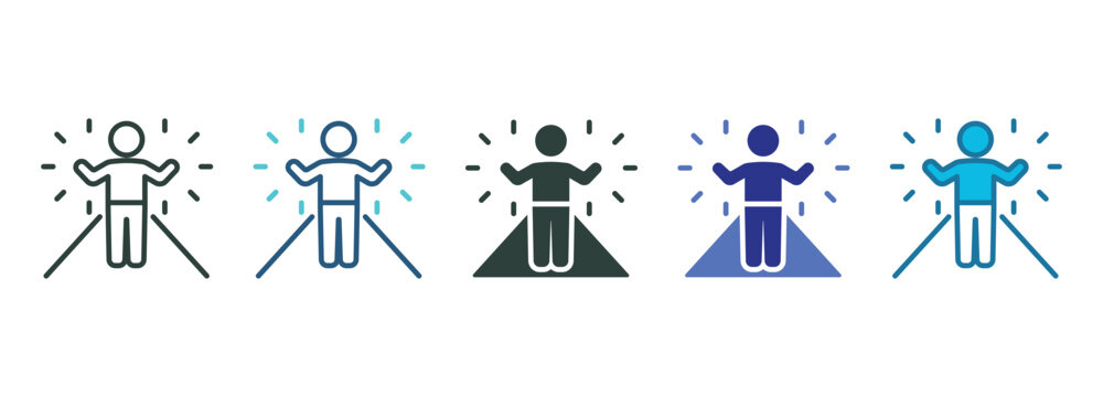 Confidence Icon Set Multiple Style Of