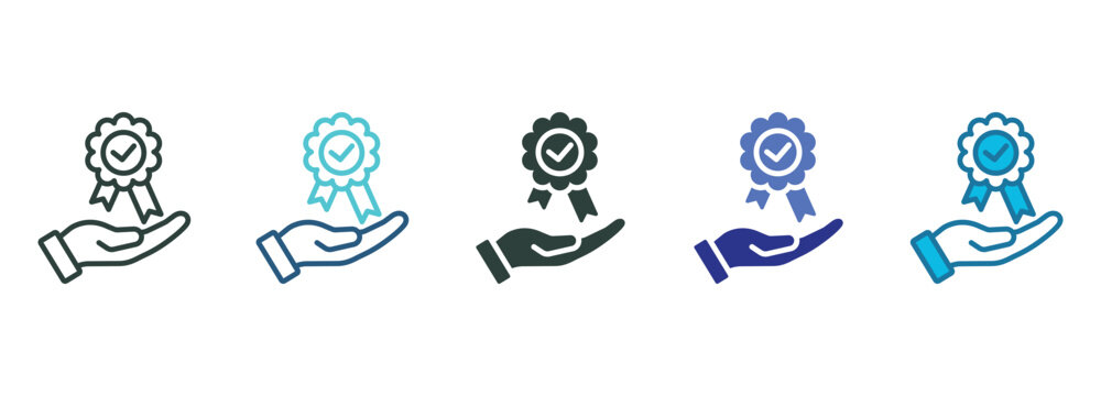 Assurance Icon Set Multiple Style Of