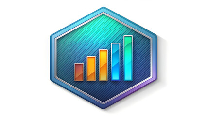 business graph with arrow finance growth market vector arrow